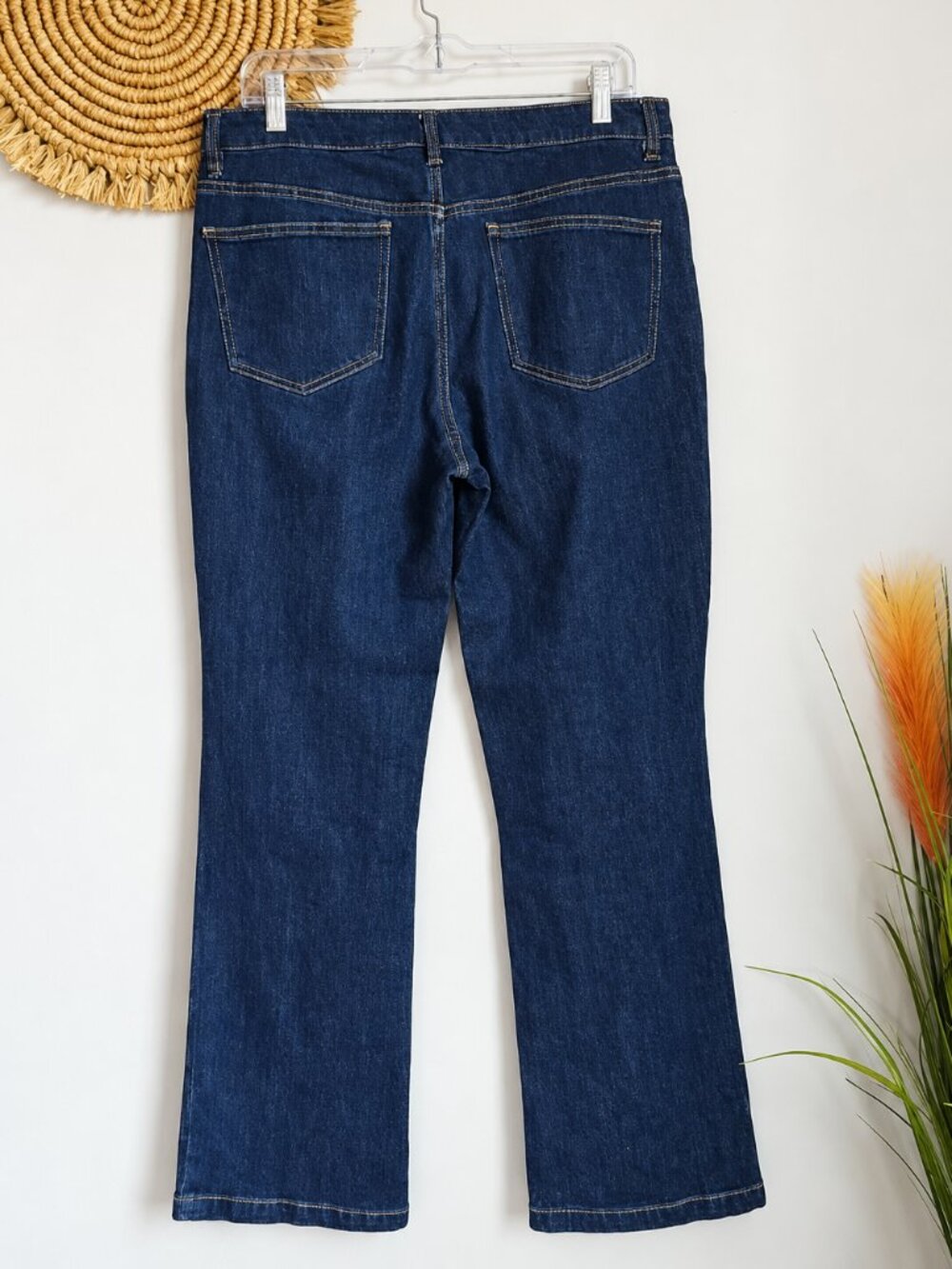 Oat New York Dark Wash High Rise Wide Leg Center Seam Jeans SZ 8 29 - Picture 3 of 8